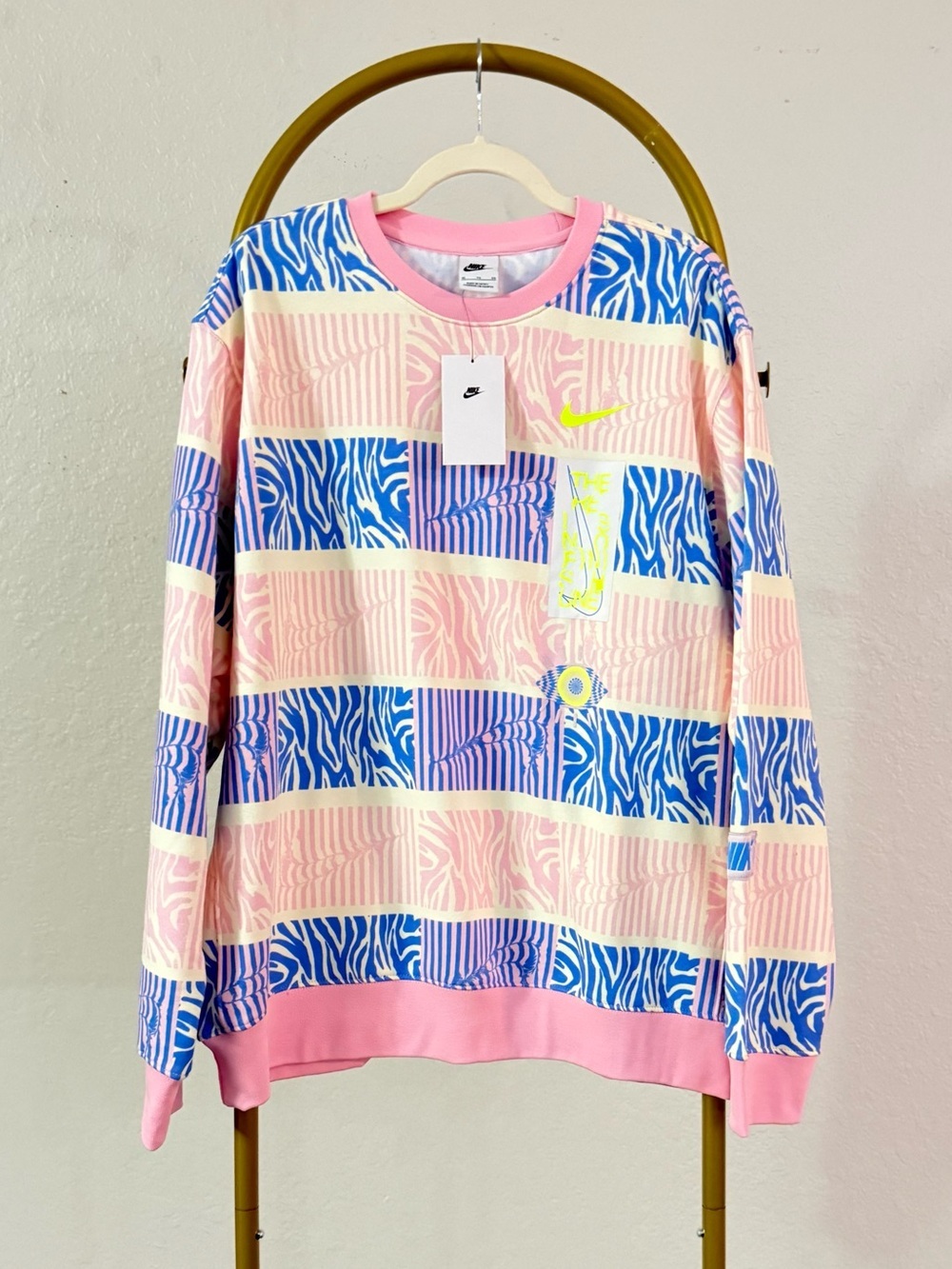 Nike Trippy Safari Crewneck Sweatshirt Men’s XL NWT FN1469-113